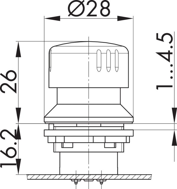 FRVKZAL Dimensional Drawing