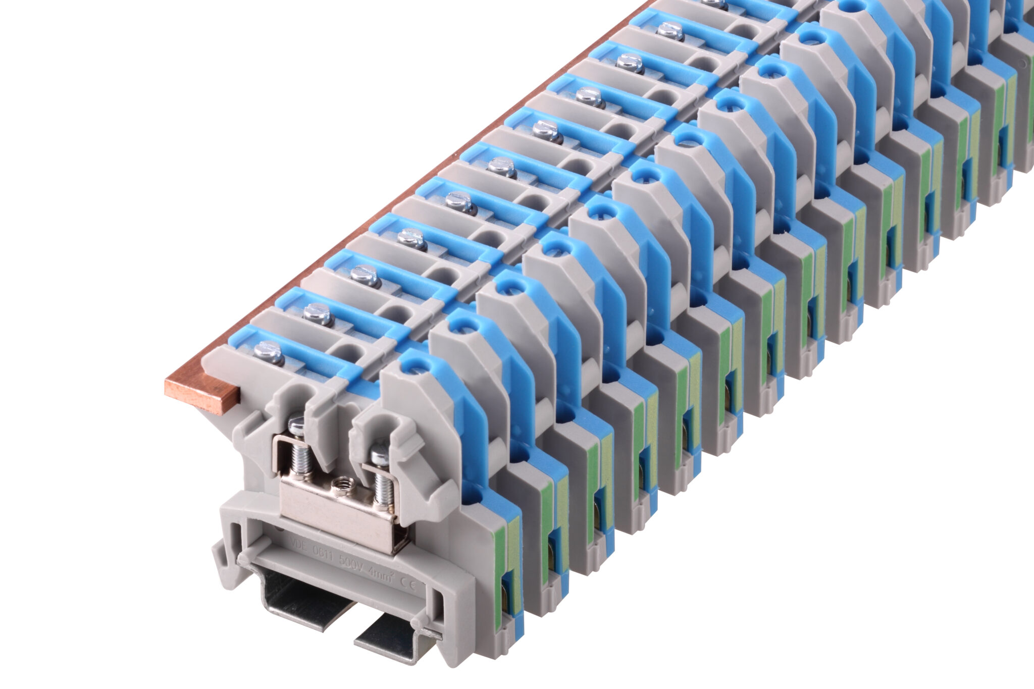 Fixblock - PE/N combined three-wire terminals - screw connection ...