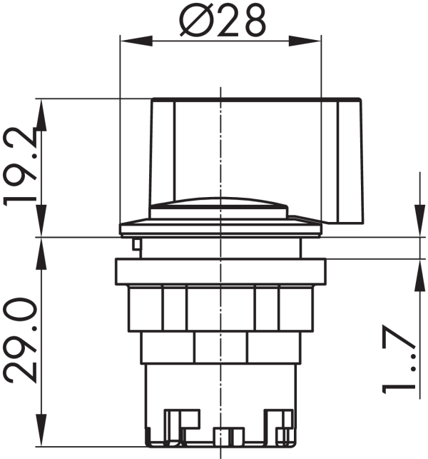 JRGSTB Dimensional Drawing