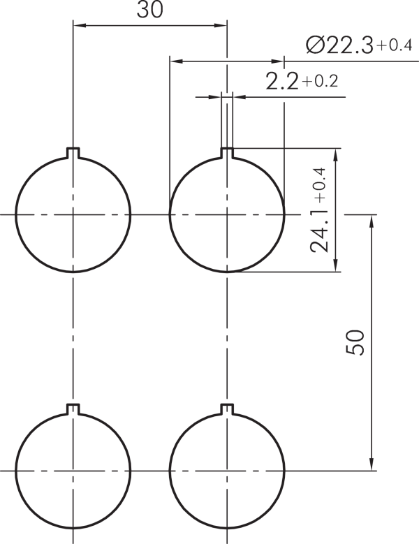 JRGSTB Drilling Pattern