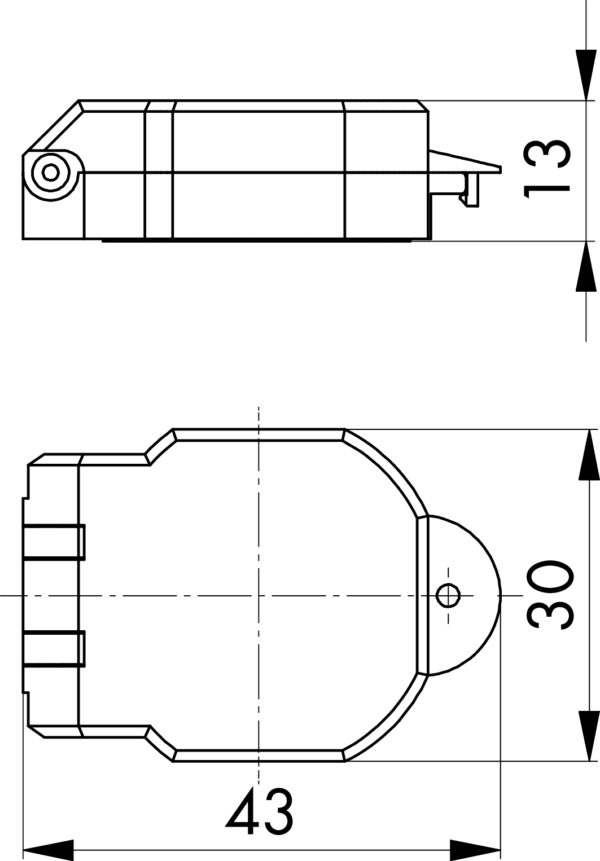 KDPR22RR Dimensional Drawing
