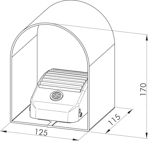 KEFBM Dimensional Drawing