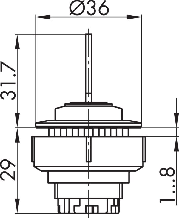 KRJMSSA17E Dimensional Drawing