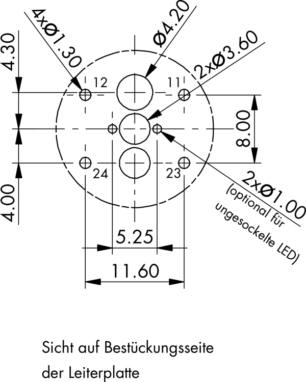 PTSOI_AU Dimensional Drawing