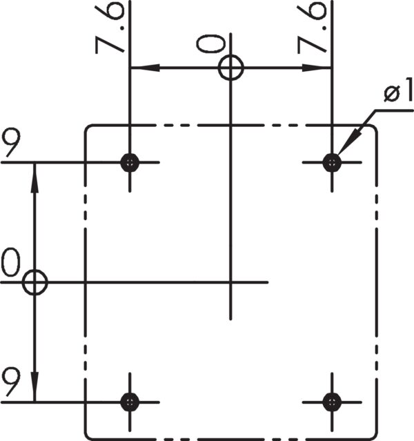 XAP4 Drilling Pattern