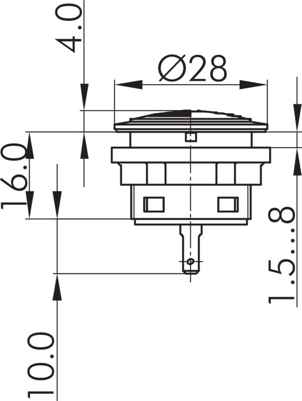 SVANSG+SG-24V Dimensional Drawing