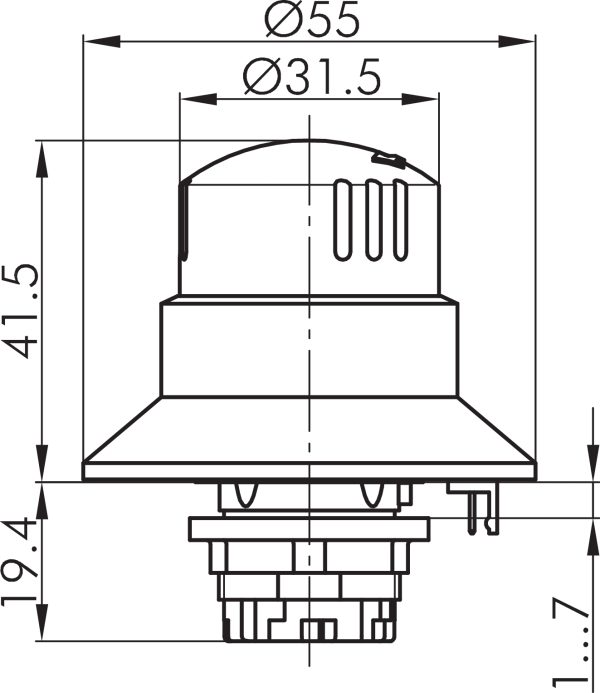 QRBLUV Dimensional Drawing