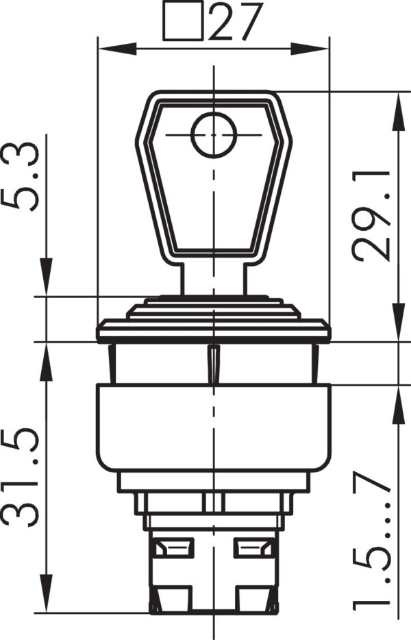 QXJSSA17E Dimensional Drawing