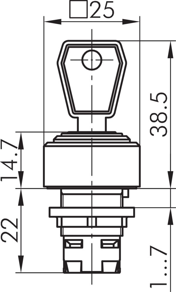 QXSSA14E Dimensional Drawing