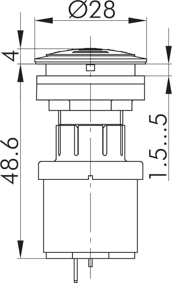 RRJNSG+SG-24V Dimensional Drawing
