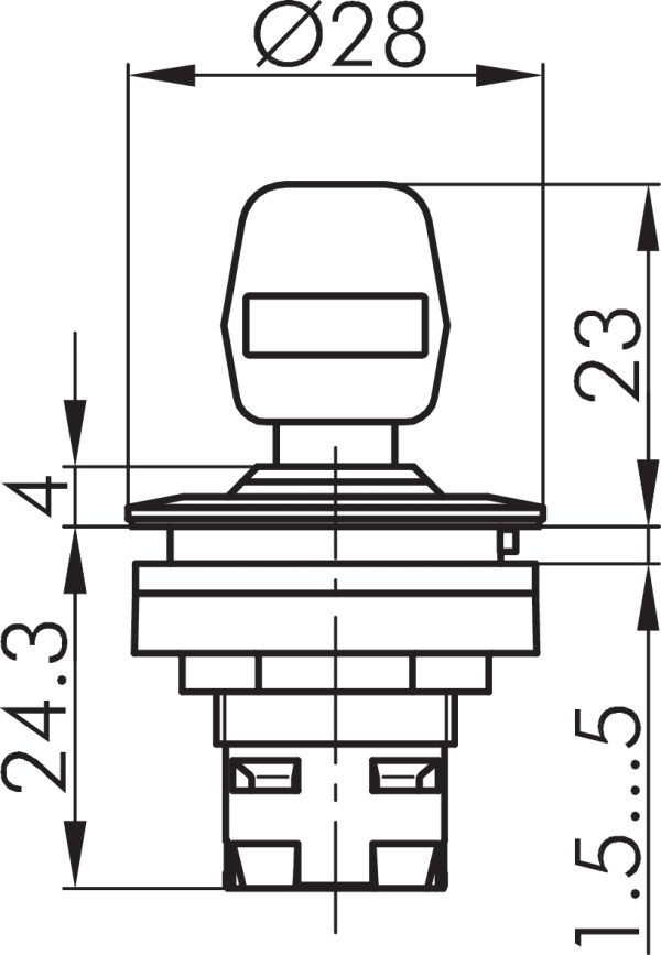 RRJSSA14SW Dimensional Drawing