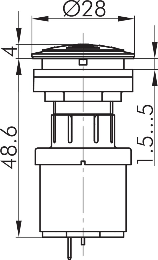 RRJVANSG+SG-24V Dimensional Drawing