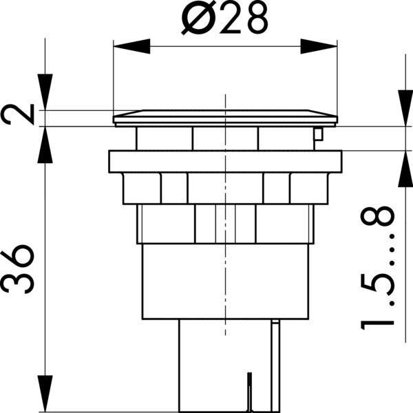 RRJVA_RJ45_STB Dimensional Drawing