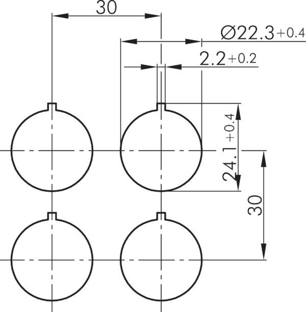 RRJWA Hole Pattern