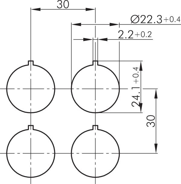 RRJWBL_GB Hole Pattern