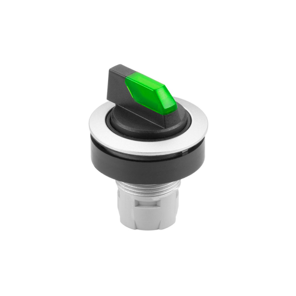 RRJWBL_GN Green Illuminated Selector Switch, IP65, UL Certified RRJWBL_GN Product Image