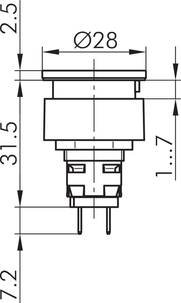 RXJL5 Dimensional Drawing