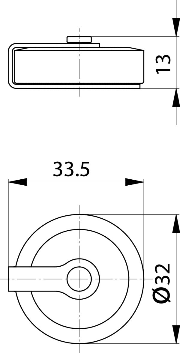 SDAL22RR Dimensional Drawing