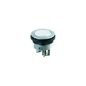 STLOI SHORTRON Illuminated Grey Pushbutton for Panels STLOI Product Image