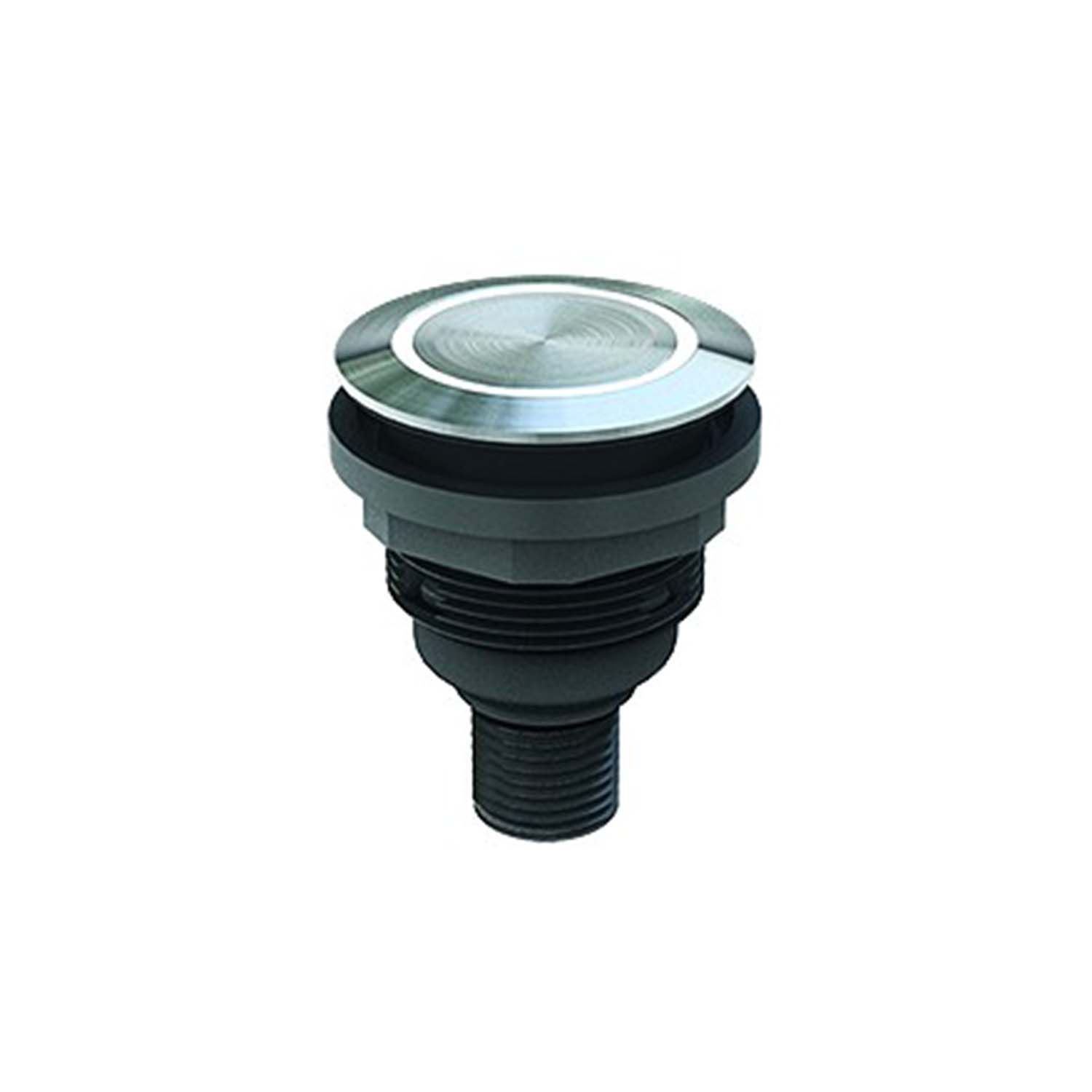 Pushbutton w. ring illumination - Momentary - 4-Pole M12 Connector ...