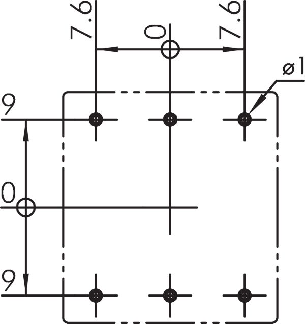 XAP6 PCB-Mount Contact Block UL Cert with Secure Terminals XAP6 Connection Diagram