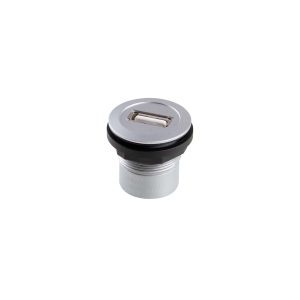 RRJ_USB Silver Round USB Panel Jack for Control Panels RRJ_USB Product Image